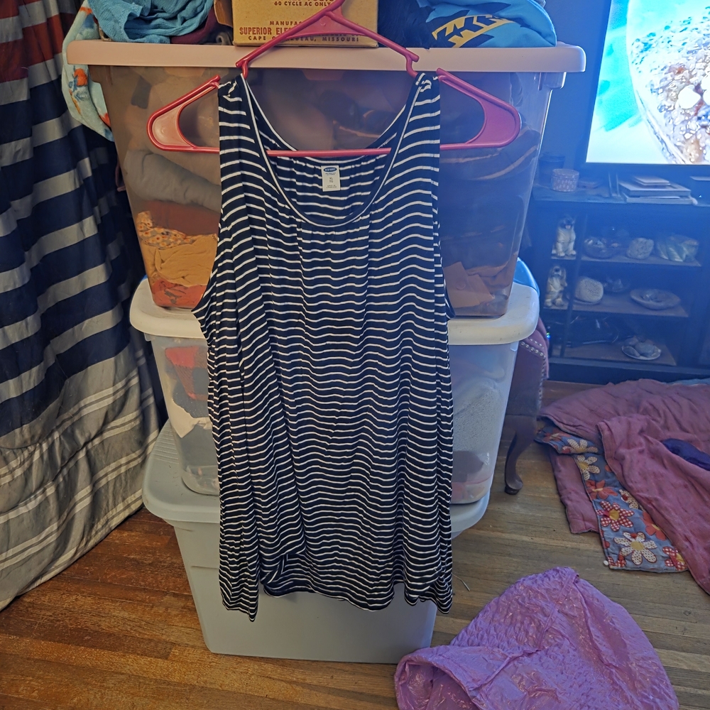 Black and White Striped Cold Shoulder Top And Burgandy Cold Shoulder Top